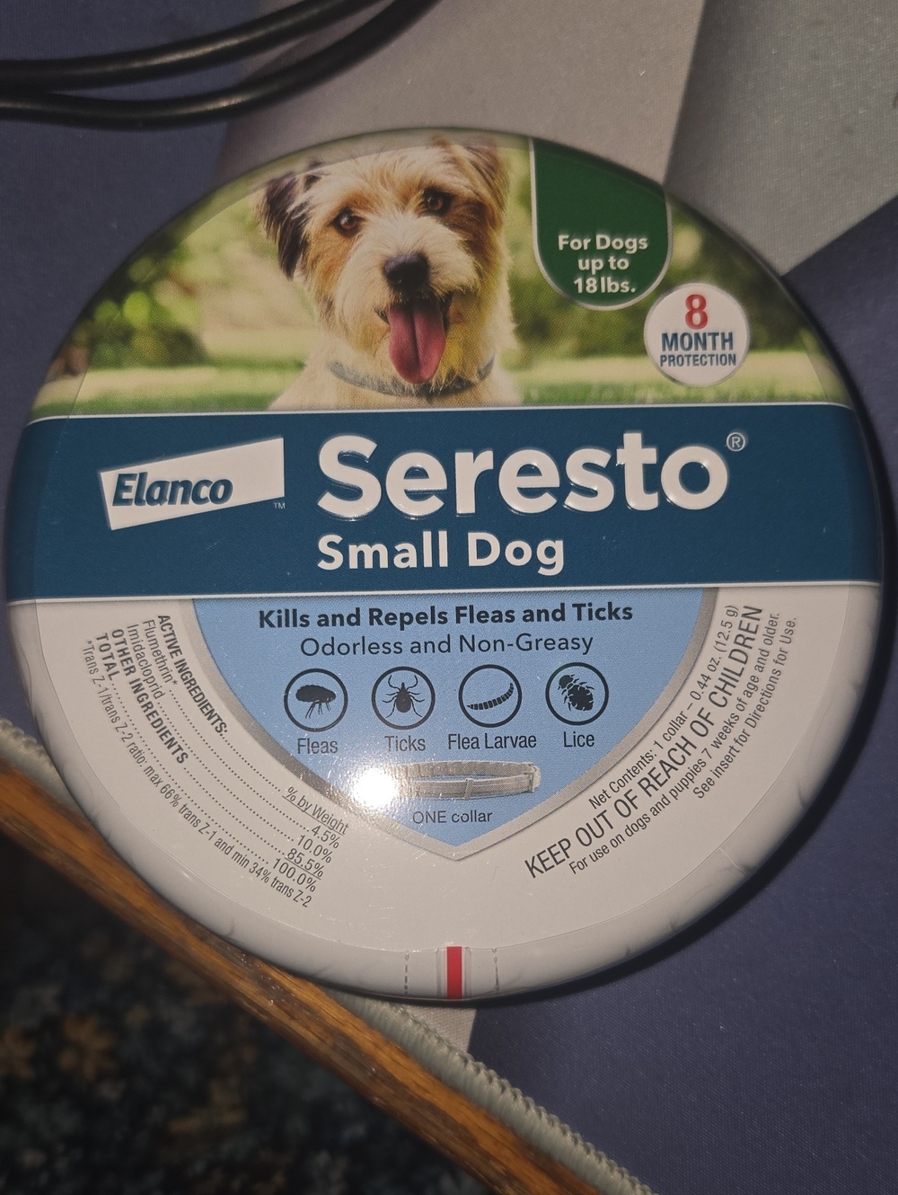 Elanco Seresto Small Dog Flea & Tick Collar